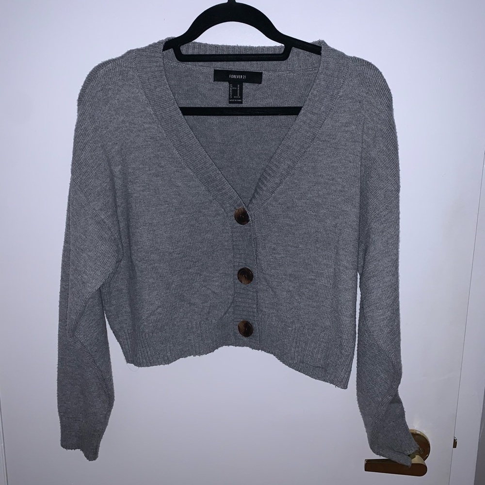 [M]👚FOREVER 21 cropped cardigan